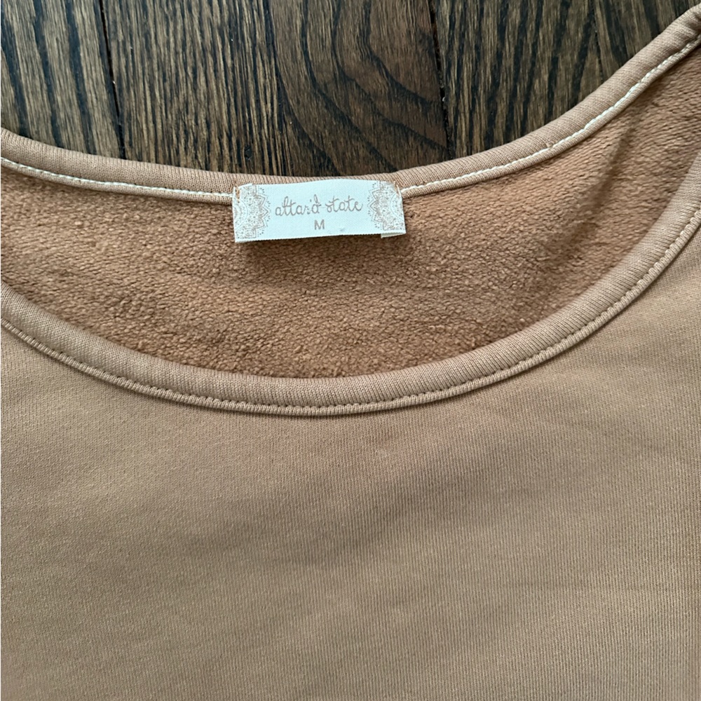 Altar’d State Jersey Ruffle Sleeve Tee - Picture 4 of 7